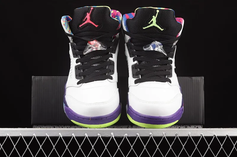 All categories Air Jordan Jordan series basketball shoes Air Jordan 5 G version Air Jordan 5 White Bel-Air AJ5 Joe 5 Fresh Prince 2020 version College Purple DB3335-100
